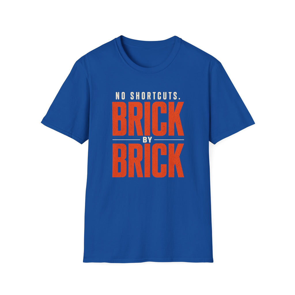 No Shortcuts Brick by Brick T-shirt